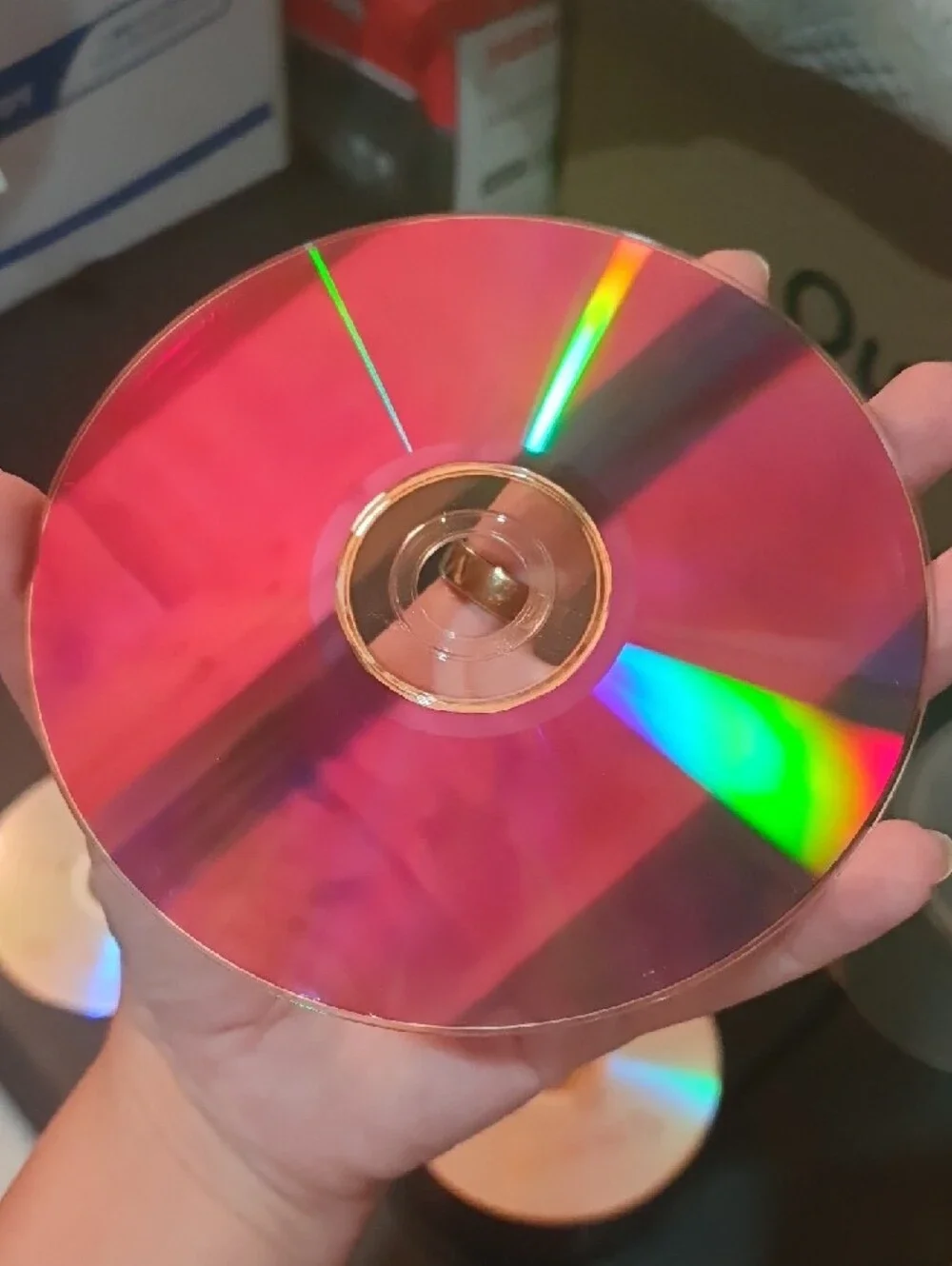 Fujifilm Silver DVD-R Disc with Rainbow Reflective Sheen